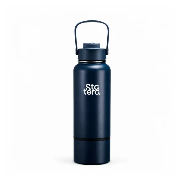 Garrafa Térmica 800ml com Fundo Removível e Bico Flip com personalização Statera para empresas