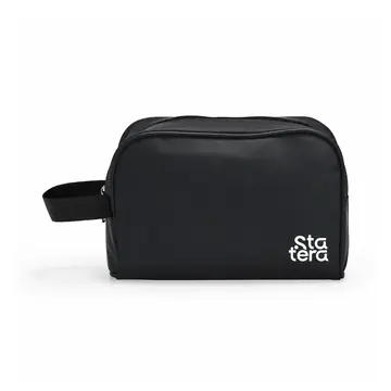 Nécessaire de Couro Sintético com Alça de Nylon com personalização Statera para empresas
