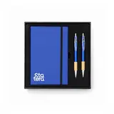 Kit Executivo 3 Peças com Lapiseira e Detalhes em Bambu com personalização Statera para empresas