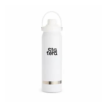Garrafa Térmica 800ml Inox 304 com Gravação 16 x 8 cm com personalização Statera para empresas