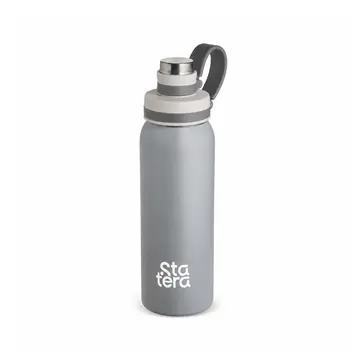 Garrafa Inox 800ml com personalização Statera para empresas