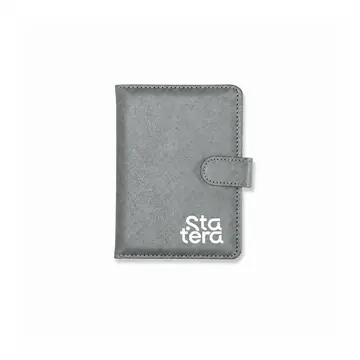 Porta-Passaporte em PU com Fechamento Magnético com personalização Statera para empresas