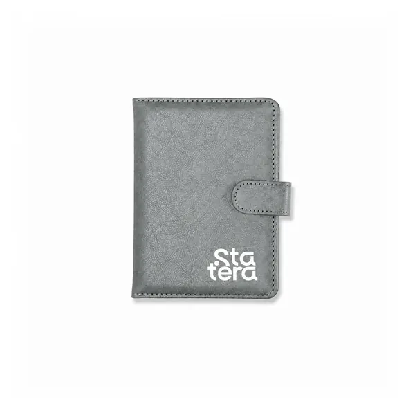 Porta-Passaporte em PU com Fechamento Magnético com personalização Statera para empresas