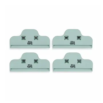 Kit Prendedores Multiuso 4 Peças com Gravação 1 x 8 cm com personalização Statera para empresas