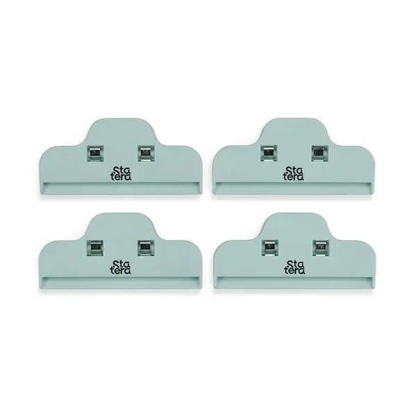 Kit Prendedores Multiuso 4 Peças com Gravação 1 x 8 cm com personalização Statera para empresas