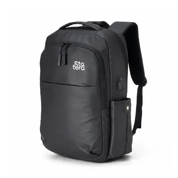 Mochila de Couro Sintético 20L com Compartimento Antifurto com personalização Statera para empresas