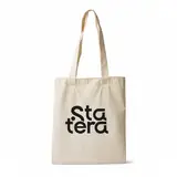 Ecobag de Algodão Cru com Alças Longas com personalização Statera para empresas