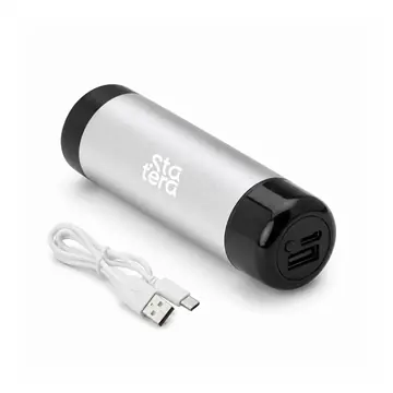 Power Bank 4.000mAh de Metal com Lanterna com personalização Statera para empresas