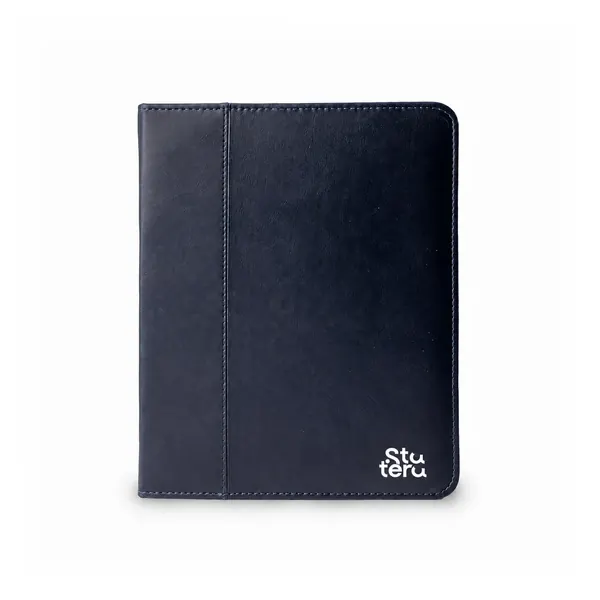 Pasta Caderno de Couro Sintético 32 x 24,7 cm com Zíper com personalização Statera para empresas