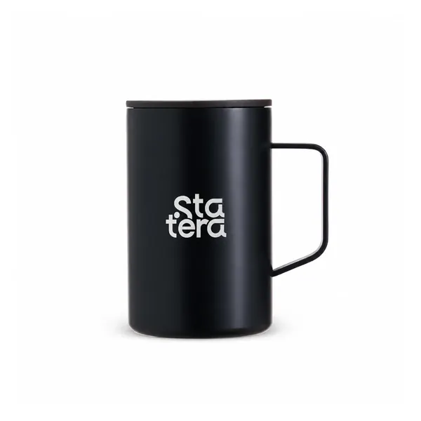 Caneca Inox Parede Dupla 350ml Fosca com personalização Statera para empresas